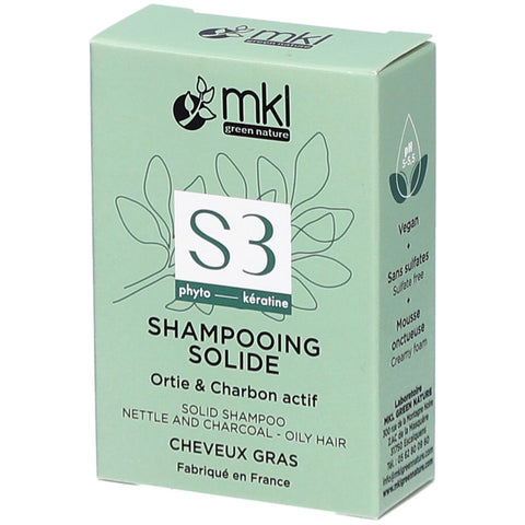 Mkl Nettle Charcoal Solid Shampoo (65 g)