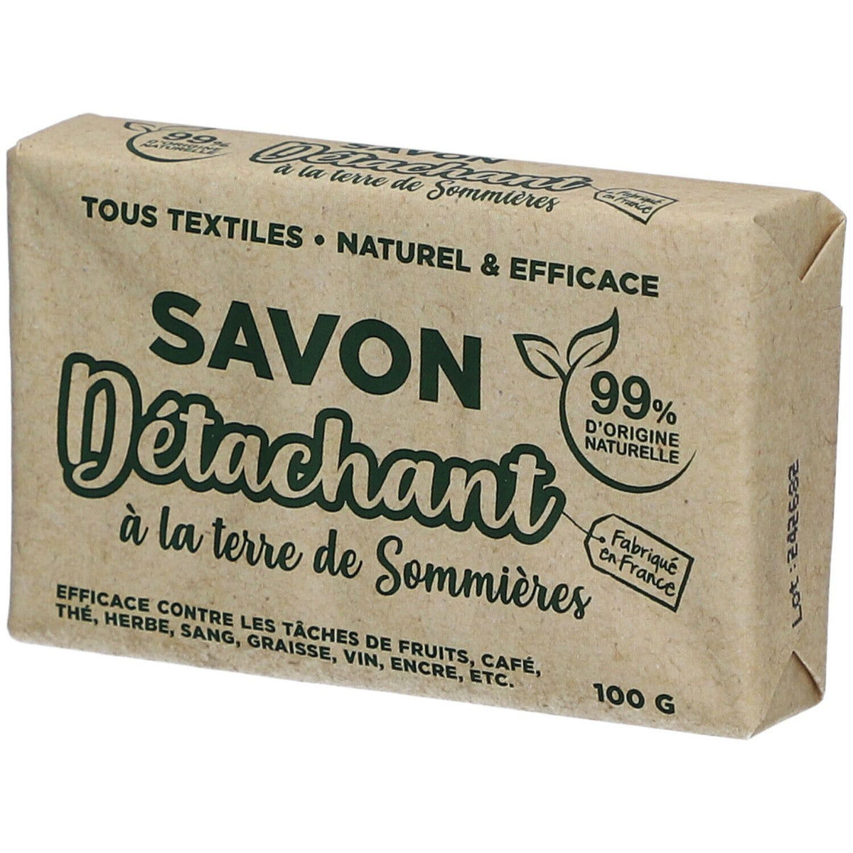 MKL Savon de Marseille Détachant à la Terre de Sommières (100 g)