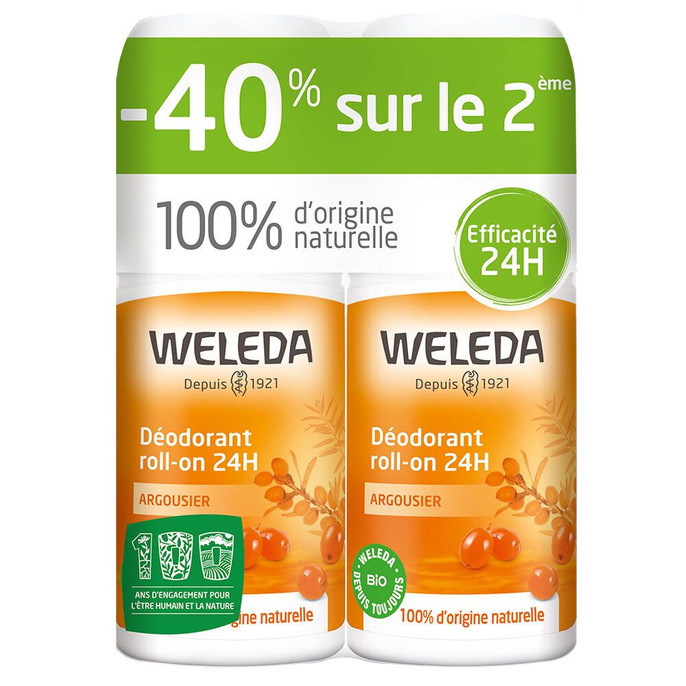 Weleda Argousier déodorant roll-on 24h (100 ml)