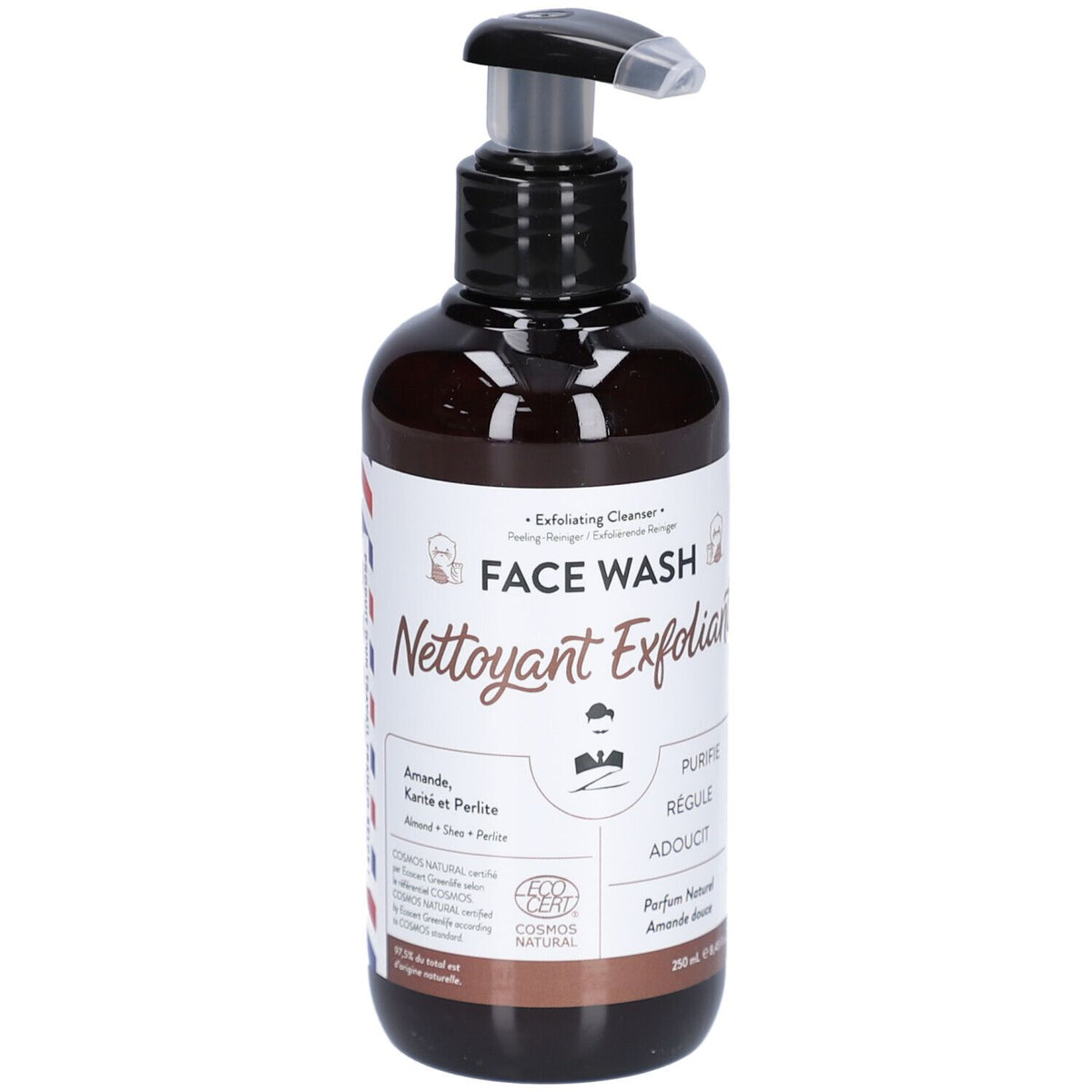 Monsieur Barbier Nettoyant Exfoliant - FACE WASH — 250 ml