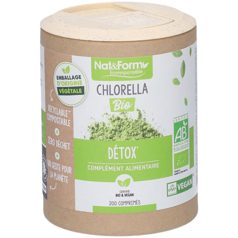 Nat&Form Chlorella Bio en comprimés (200 comprimés)