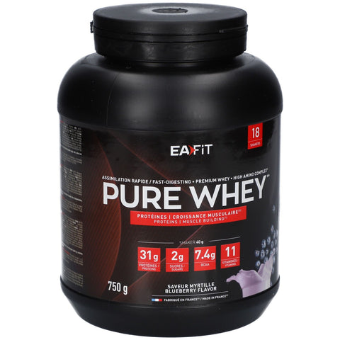EA-FIT Pure Whey à la myrtille (750 g)