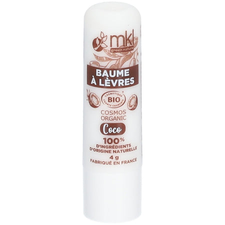 mkl Baume lèvres certifié bio - coco (4 g)