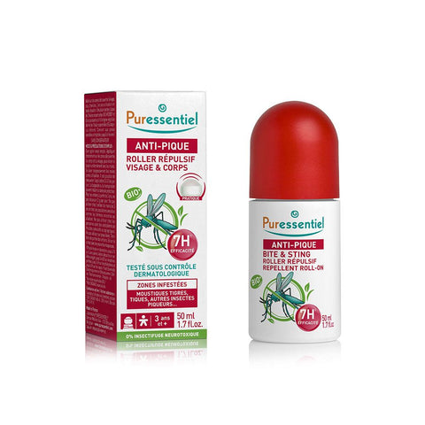 Puressentiel Anti-Pique Roller Répulsif Visage & Corps (50 ml)