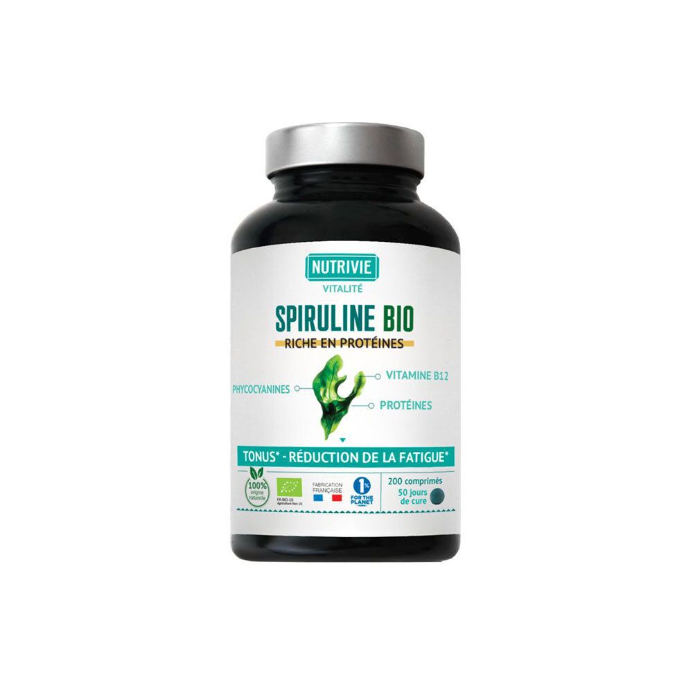 Nutrivie Spiruline Bio (200 comprimés)