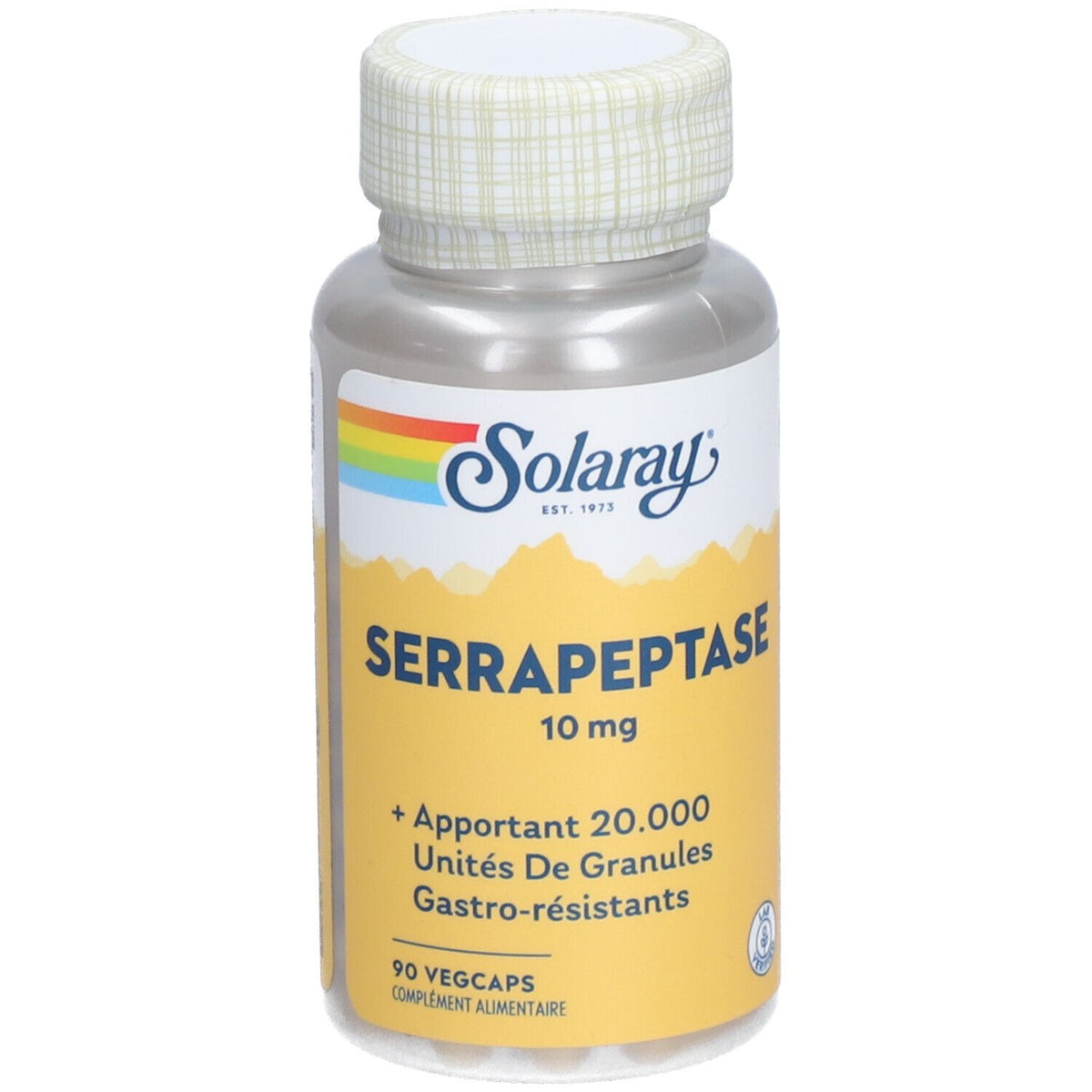 Solaray Serrapeptase 10 mg (90 gélules)
