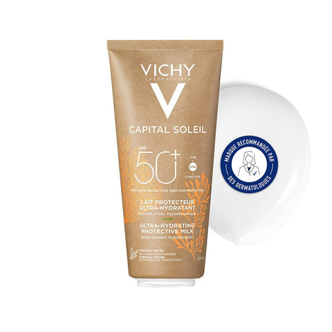 Vichy Capital Soleil Lait solaire éco-conçu SPF50+ (200 ml)