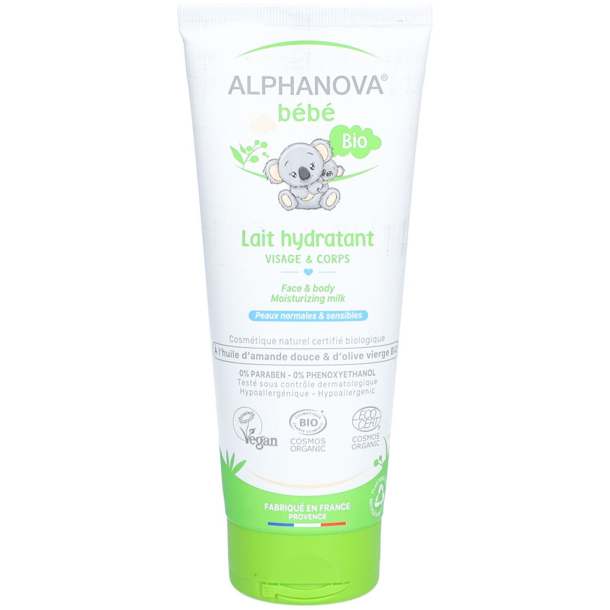 Alphanova Bébé Lait Hydratant Visage & Corps (200 ml)