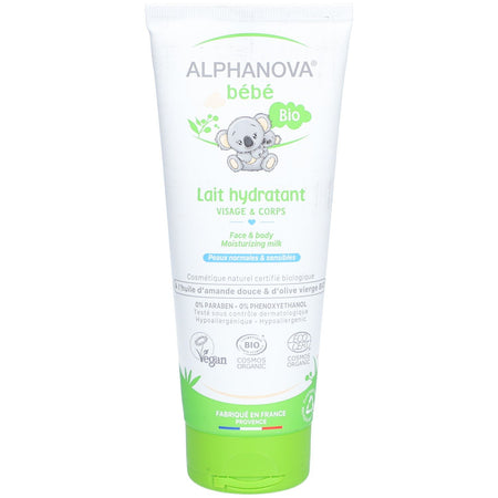 Alphanova Bébé Lait Hydratant Visage & Corps (200 ml)