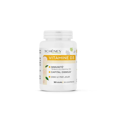 3C Pharma Vitamin D3 30 tablets