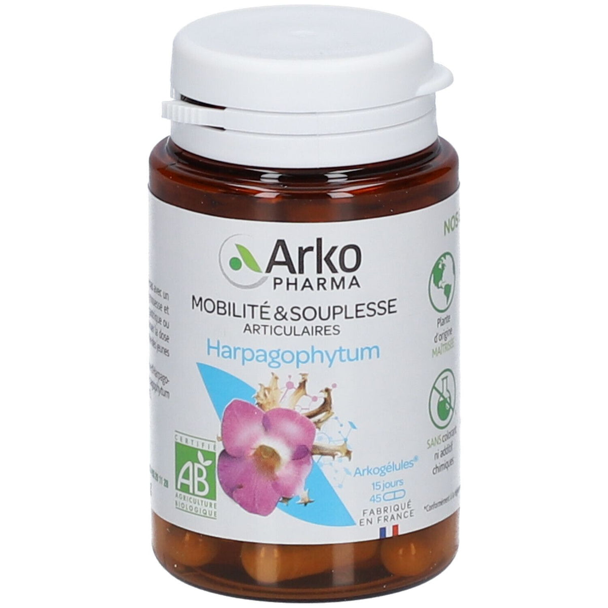 ARKOPHARMA Arkogélules Harpagophytum bio (45 gélules)