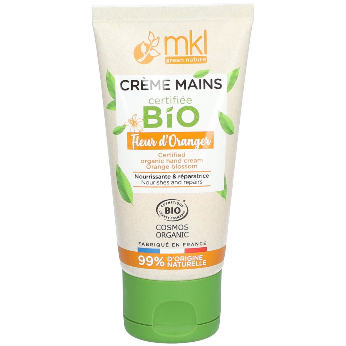 mkl Crème mains certifiée bio fleur d'oranger (50 ml)