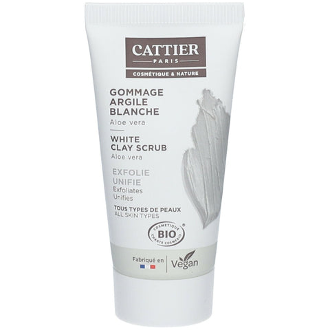 CATTIER Mini gommage argile blanche (30 ml)