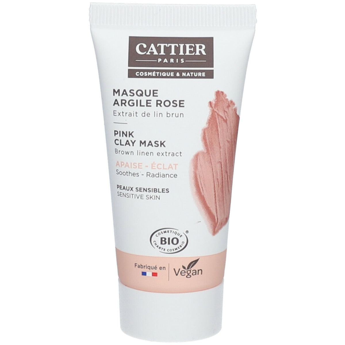 Cattier Masque à l'argile rose (30 ml)