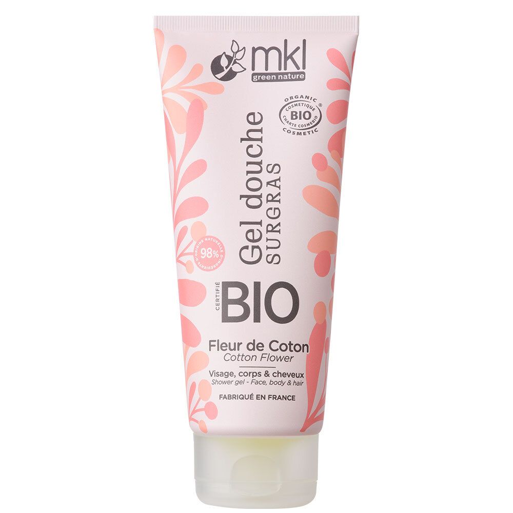 MKL Green Nature gel douche bio fleur de coton (200 ml)