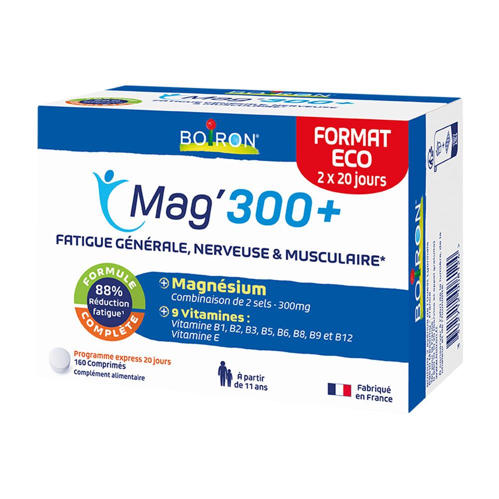 Boiron Mag'300+ (160 comprimés)