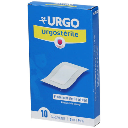 URGO Urgostérile Pansement adhésif stérile 5 cm x 9 cm — 10 pièces