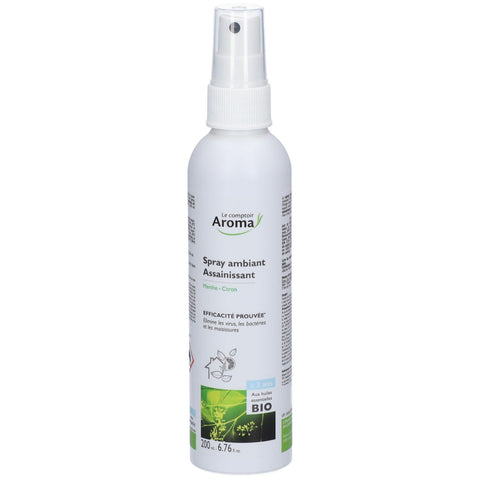 Le Comptoir Aroma Spray Ambiant Assainissant Menthe - Citron (200 ml)