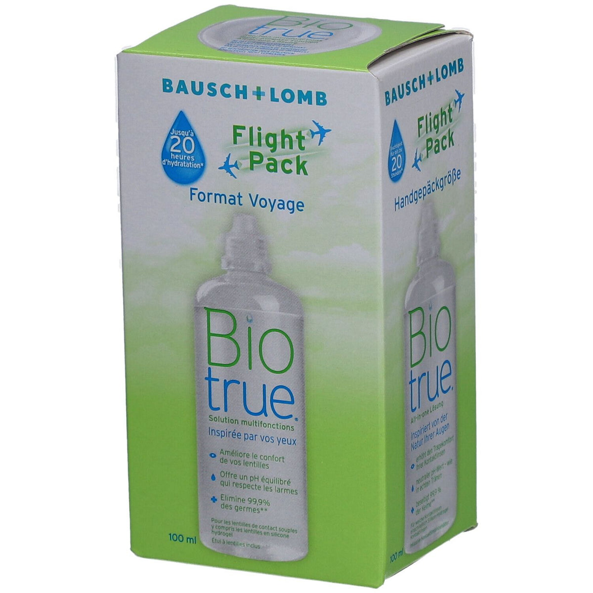 Biotrue Solution multifonctions pour lentilles de contact (100 ml)