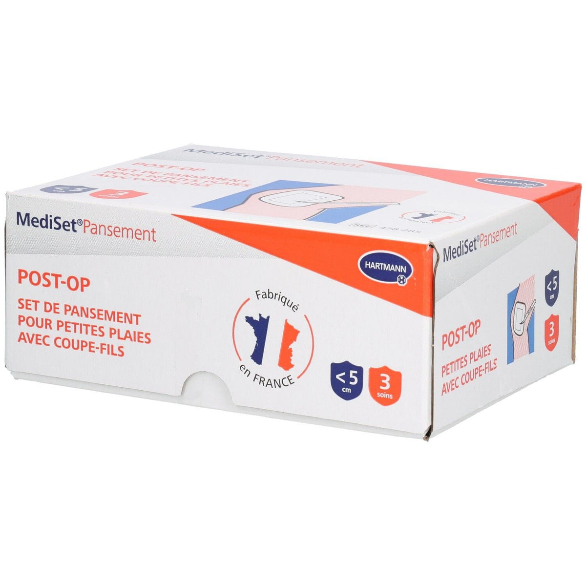 MEDISET PANSEMENT POST-OP PETITES PLAIES - Set de nettoyage et de recouvrement (1 pièce)