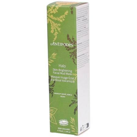 Antipodes Halo masque visage éclat à la boue volcanique (75 ml)