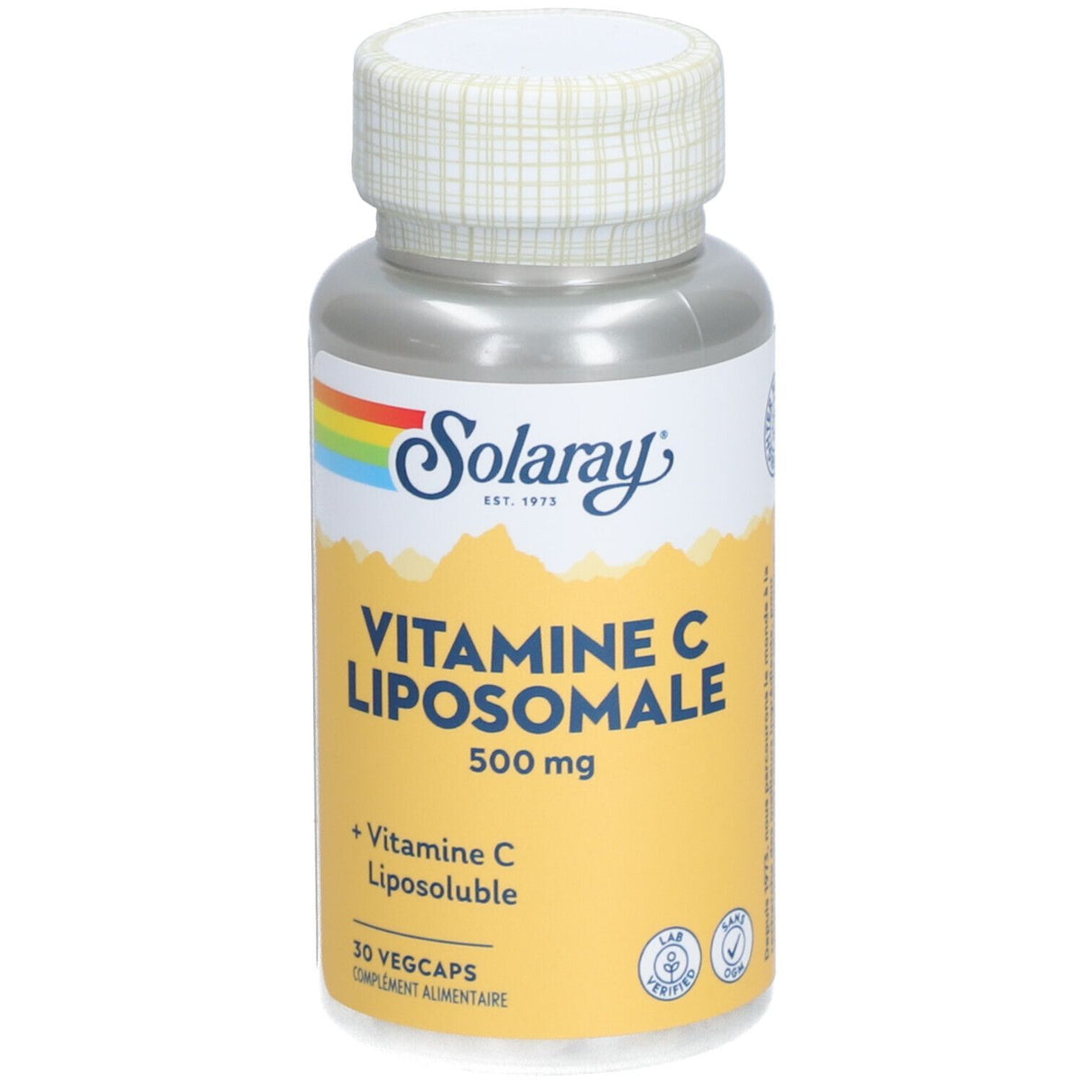 Solaray® Vitamine C Liposomale 500 mg (30 gélules)