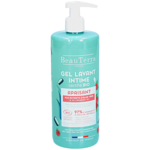 BeauTerra Gel Lavant Intime Bio Apaisant (500 ml)