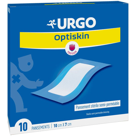 URGO Optiskin Pansement stérile 10 cm x 7 cm — 10 pièces