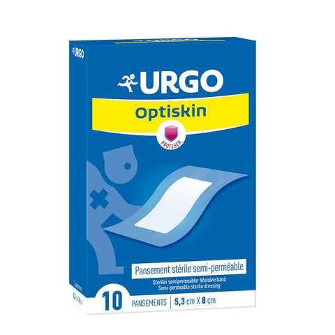 URGO Optiskin pansement stérile 5,3 cm x 8 cm — 10 pièces