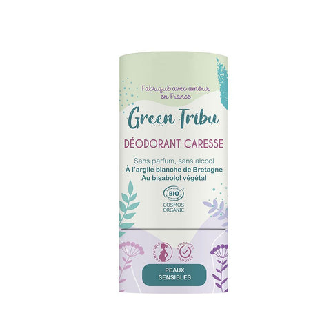 Green Tribu Déodorant caresse Argile blanche de Bretagne (50 g)