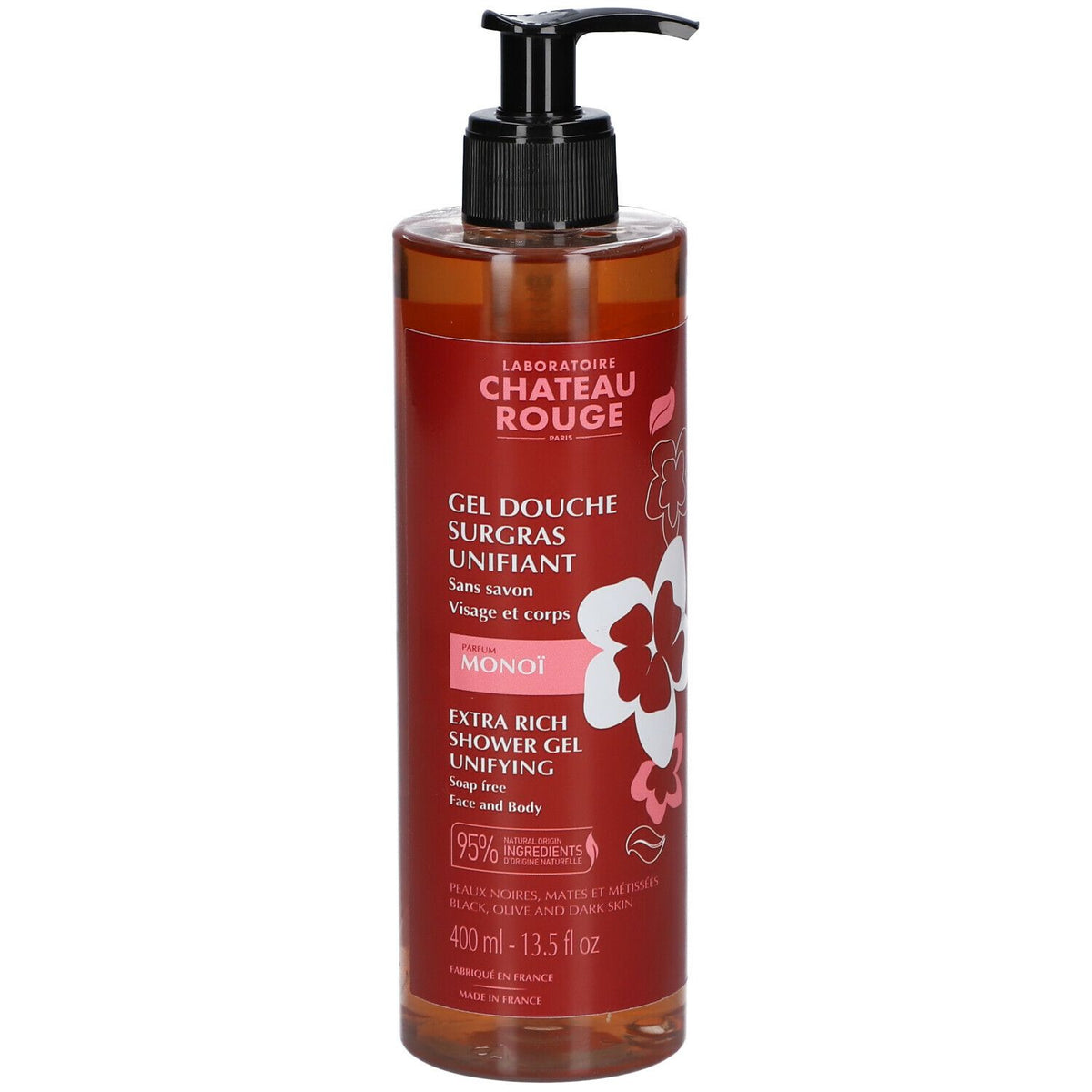 Château Rouge Gel Douche Surgras Unifiant Monoï (400 ml)