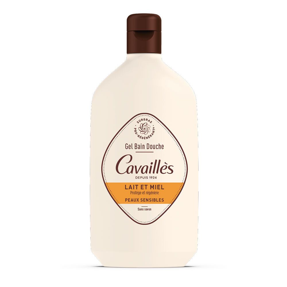 Rogé Cavaillès Surgras Actif Gel Bain et Douche Lait et Miel (400 ml)