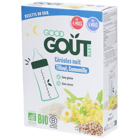 Good Goût Cereals Night +4m Organic 200g