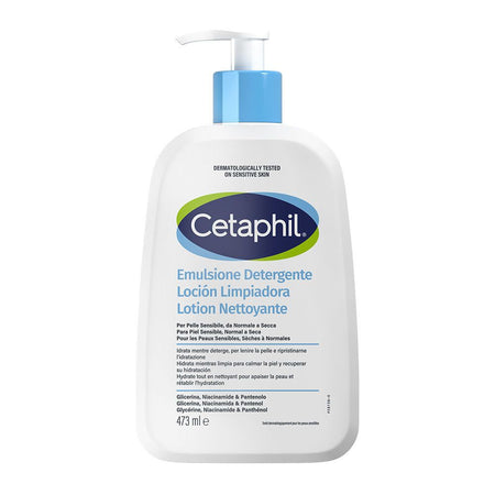 CETAPHIL® Lotion nettoyante peau sensible sèche à normale (470 ml)