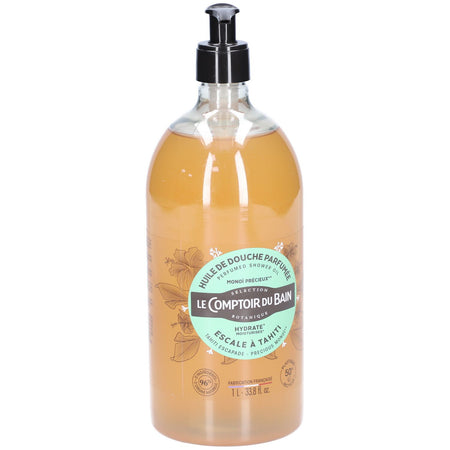 Le Comptoir du Bain Huile de douche parfumée Escale à Tahiti (1000 ml)