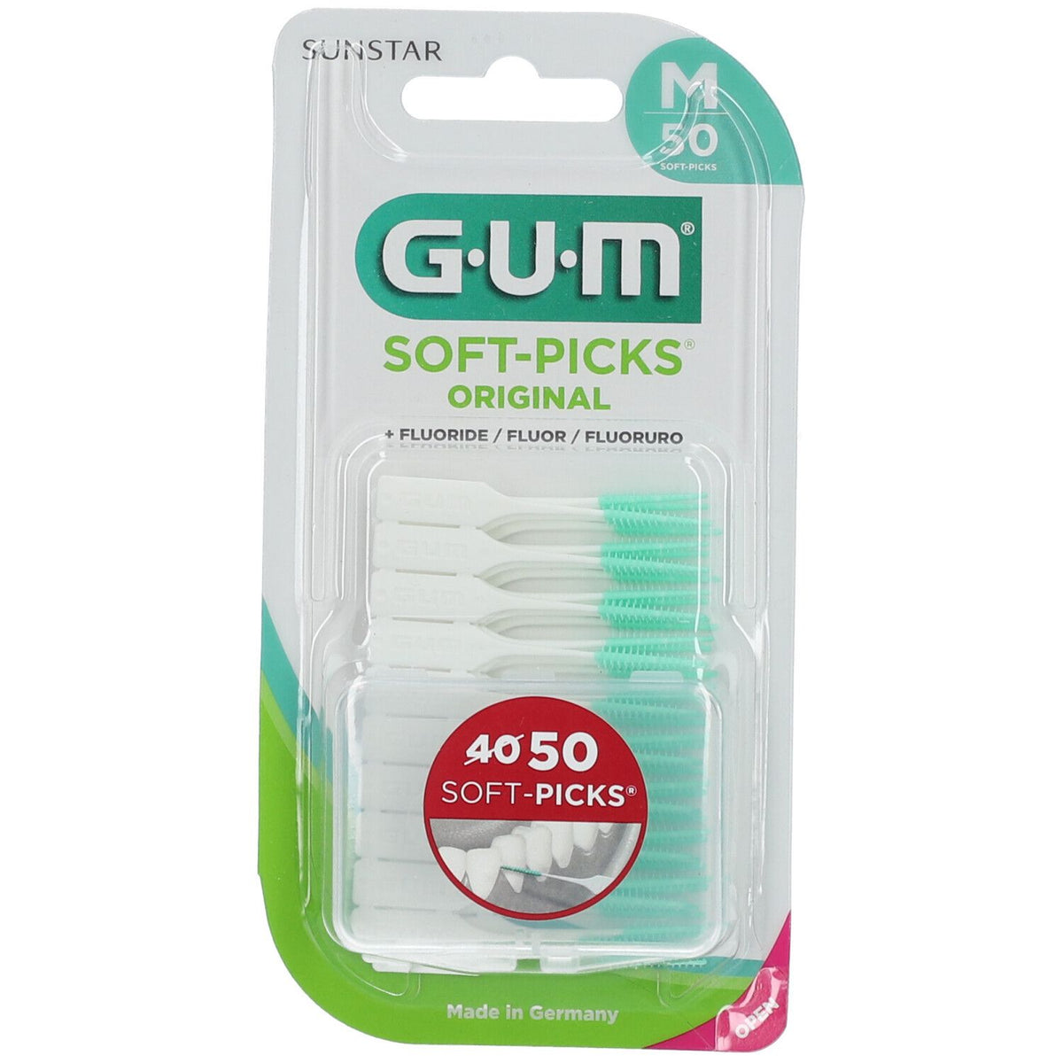 GUM Soft-Picks 632 Original Medium (50 pièces)