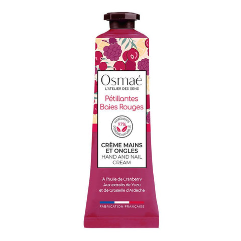 Osmaé Crème mains et ongles Pétillantes Baies Rouges — 30 ml