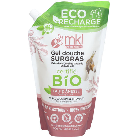 MKL Green Nature Organic Shower Gel Eco-Refill** Donkey Milk 900ml