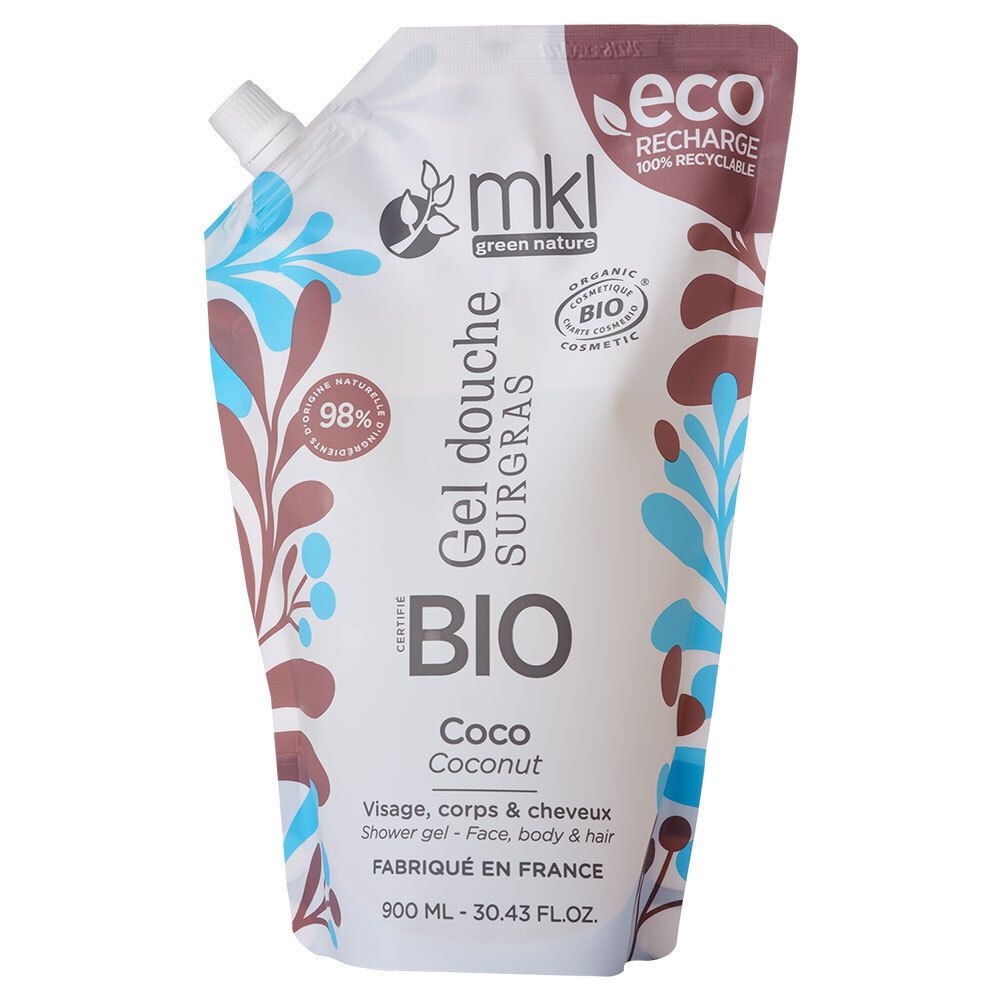 MKL Gel Douche Surgras - Coco - Eco-Recharge — 900 ml