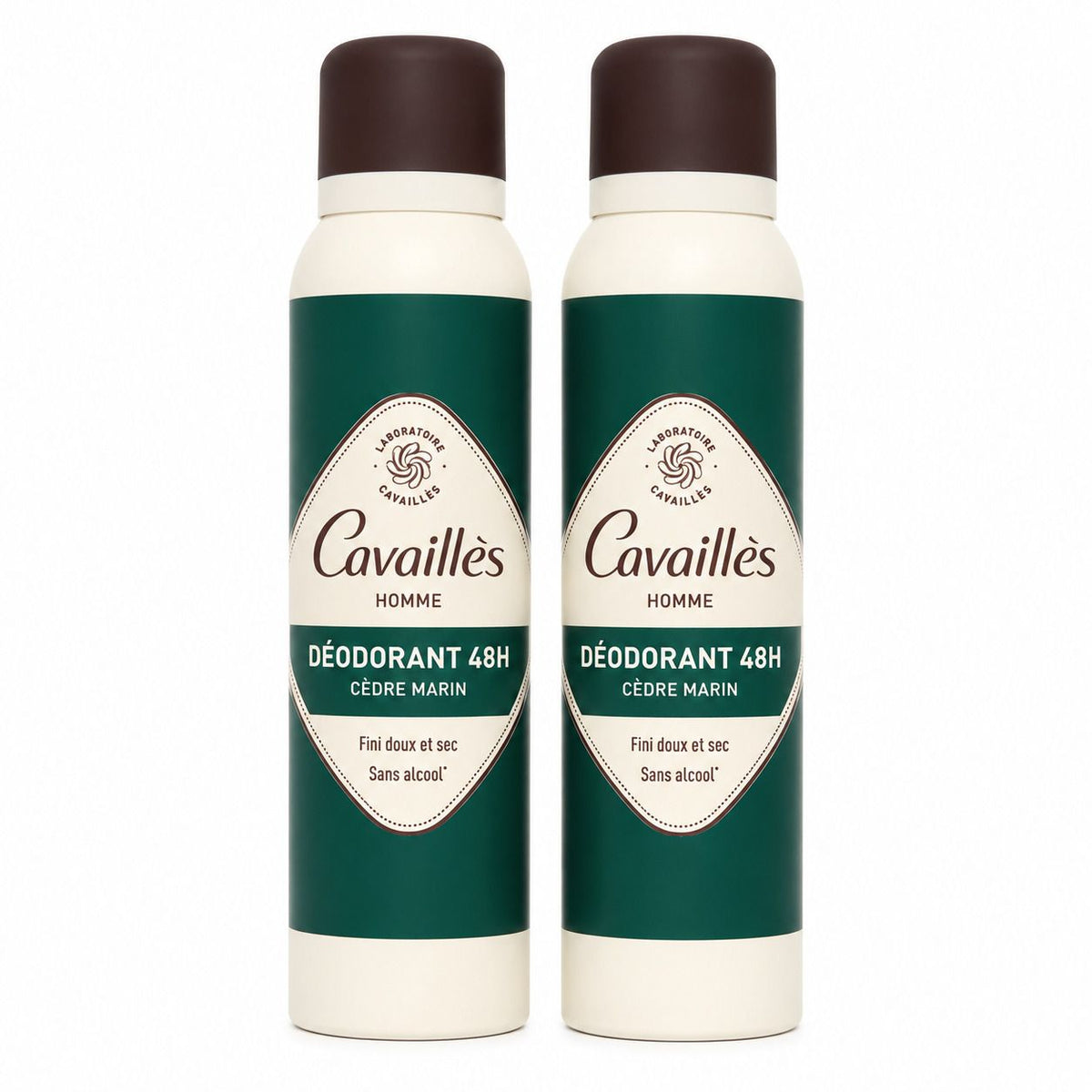 Rogé Cavaillès Anti-transpirant Homme contrôle 48h Spray (Lot de 2 — 300 ml)