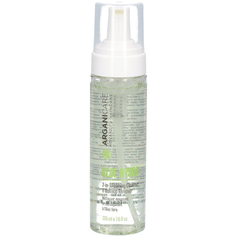 Arganicare Lotion moussante et démaquillante pour le visage - Tous types de peaux (225 ml)