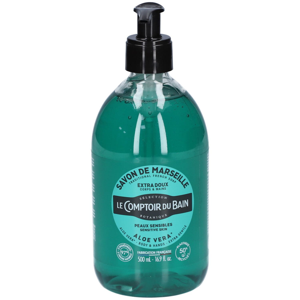 Le Comptoir du Bain Savon de Marseille Aloe Vera (500 ml)