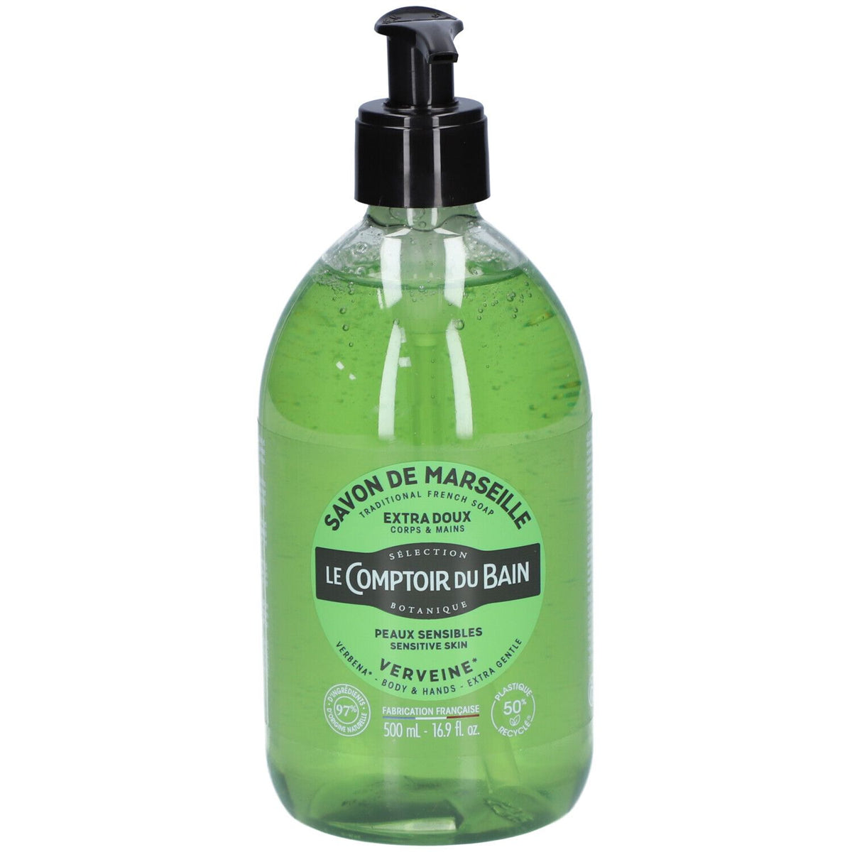 Le Comptoir du Bain Savon de Marseille Verveine (500 ml)