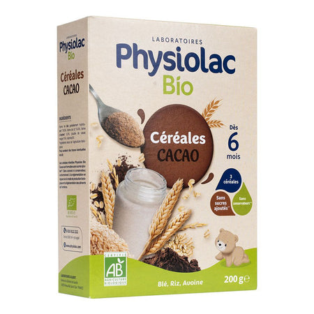 Laboratoires Physiolac Bio Céréales Cacao (200 g)