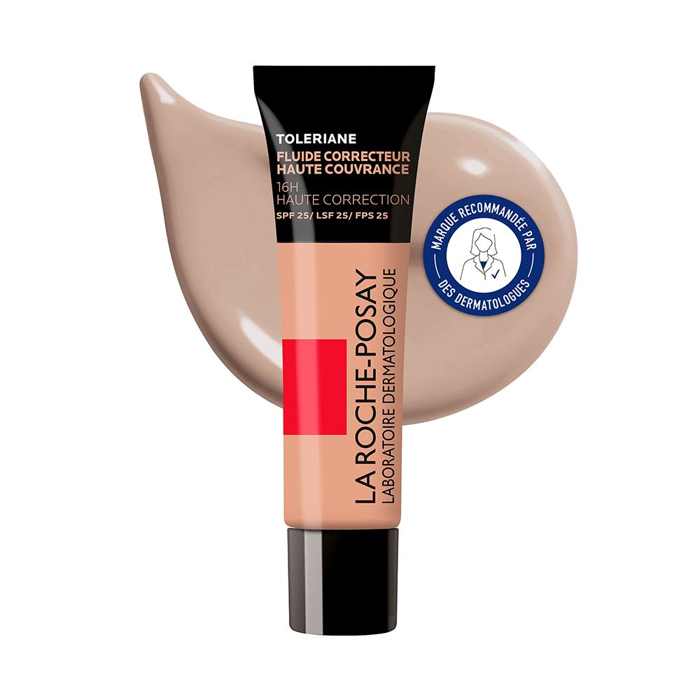 Fluide correcteur haute couvrance 16h haute correction SPF25 teinte 12 (30 ml)