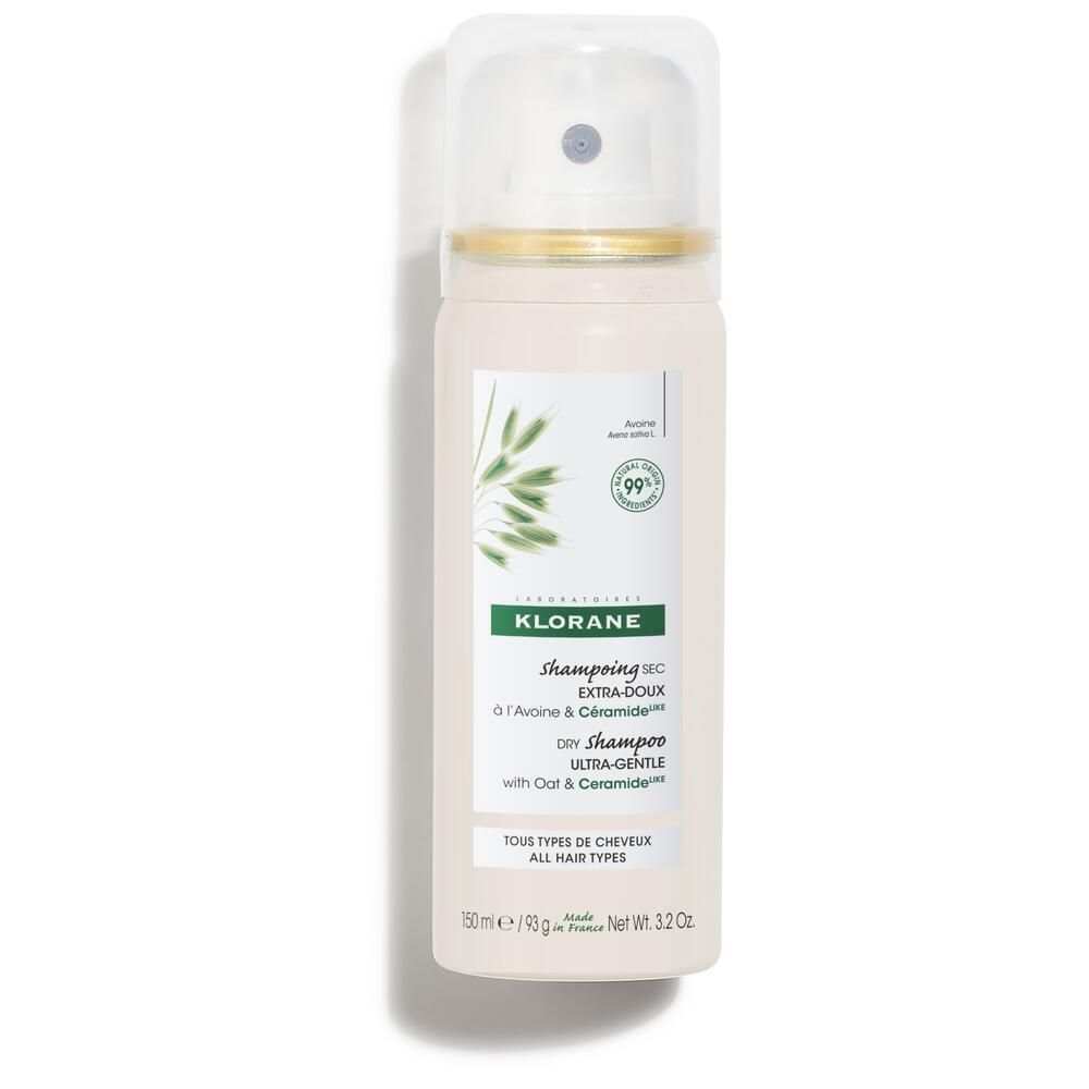KLORANE Shampoing sec EXTRA-DOUX à l'Avoine et Céramideᴸᴵᴷᴱ (50 ml)