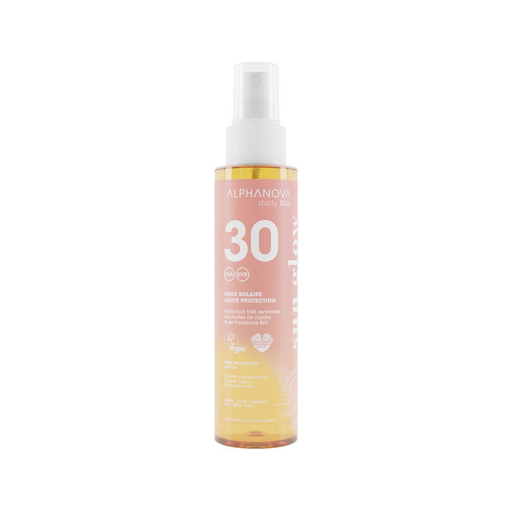 Alphanova Huile solaire haute protection SPF 30 (125 ml)