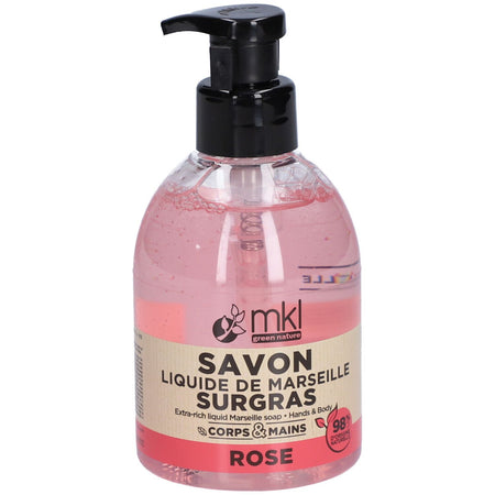 MKL Savon Liquide de Marseille Surgras Rose (300 ml)