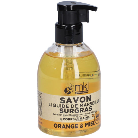 MKL Green Nature Marseille Liquid Soap Extra Rich Orange & Honey 300ml