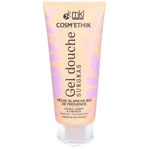 MKL 3-in-1 Organic White Peach Shower Gel from Provence - 100 ml